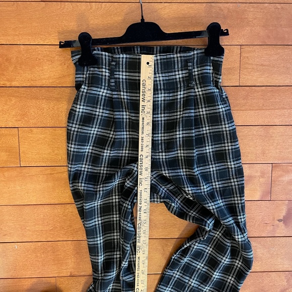 Sz XS Ultra Highrise Pants Black and White Check - Picture 8 of 9